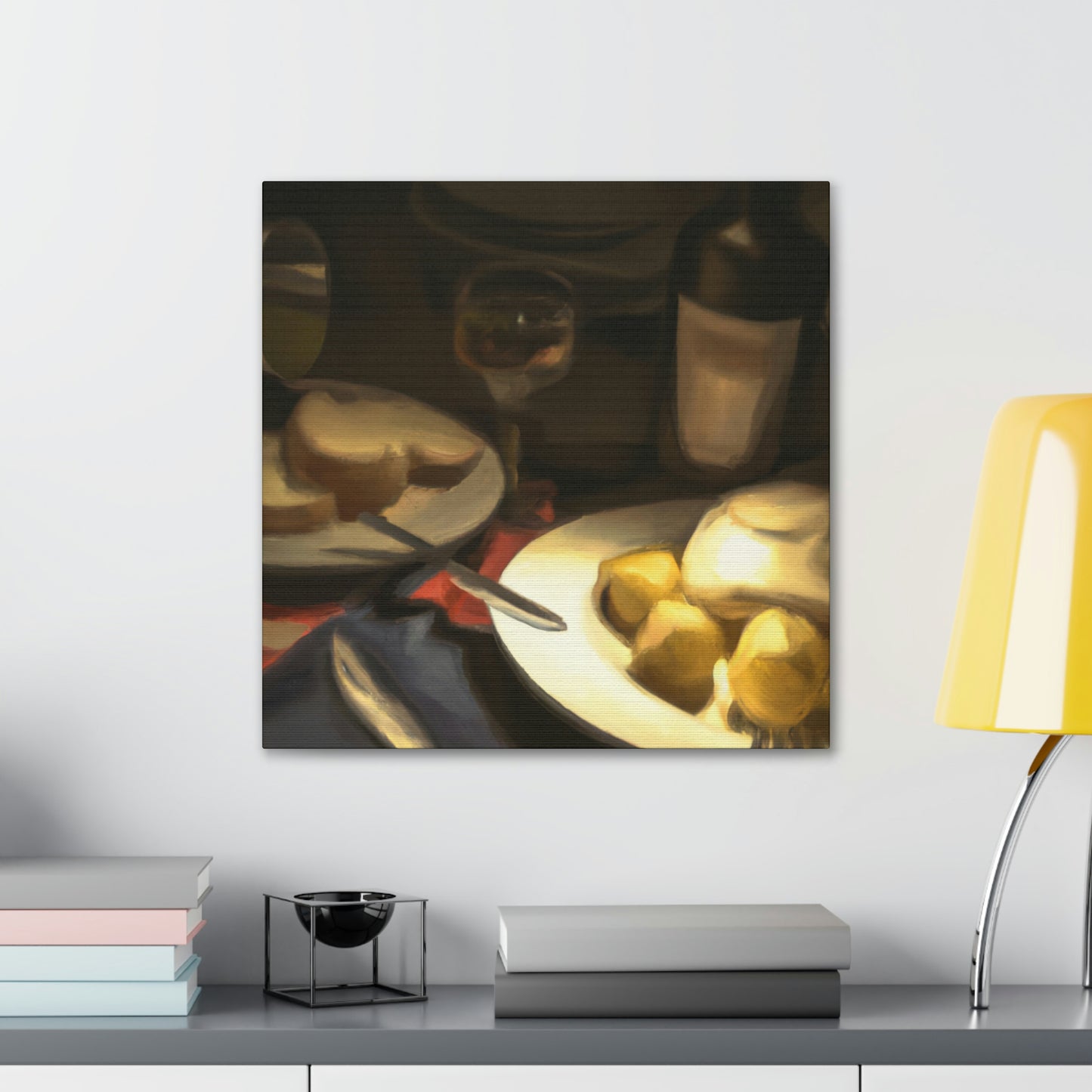 Dining Table Feast - Canvas