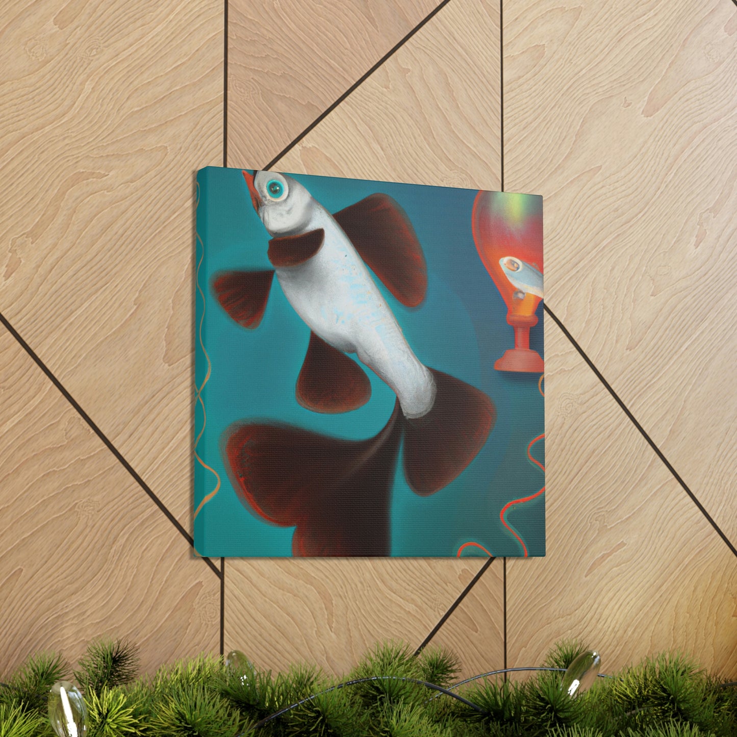 "Gilded Glittering Guppy" - Canvas