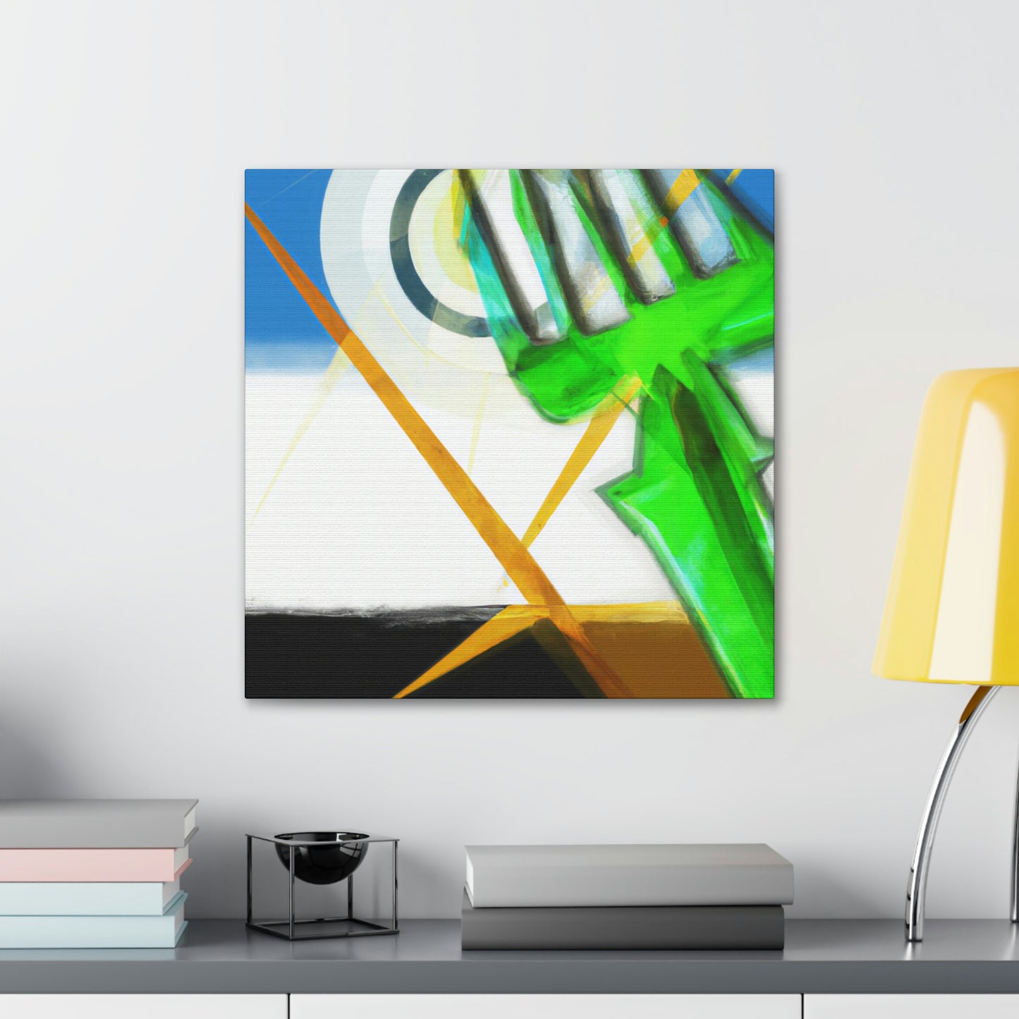 "Pitchfork in Art Deco" - Canvas