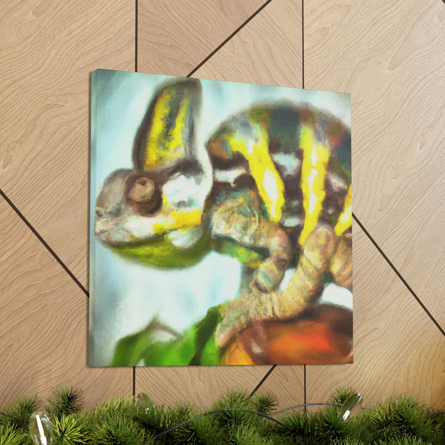 Veiled Chameleon Vision - Canvas