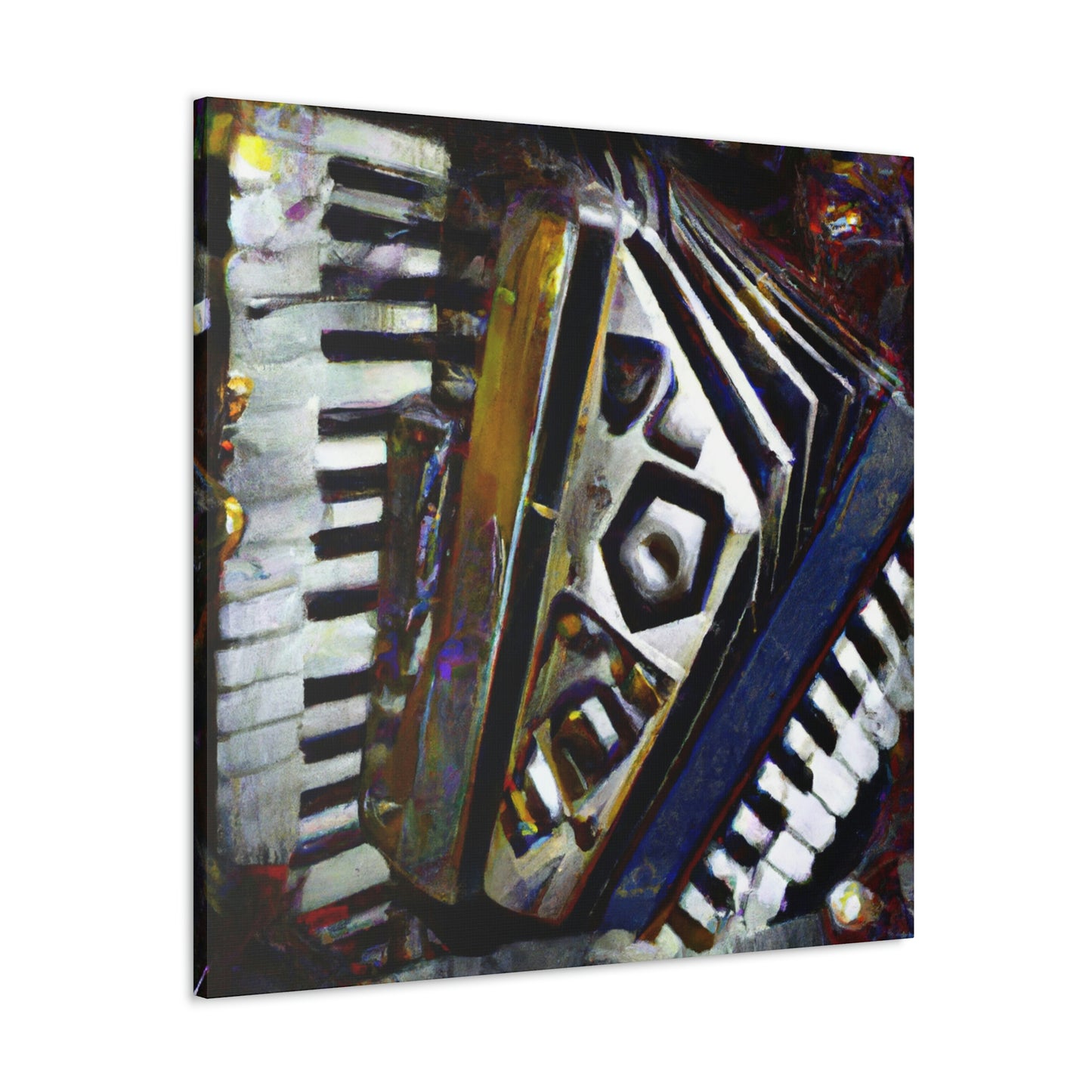 Accordion in Abstraction - Canvas