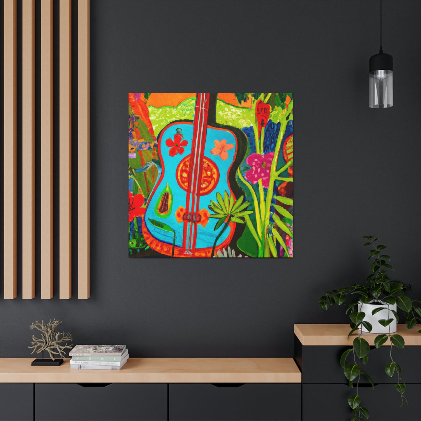 "Rockin' Bass Melody" - Canvas