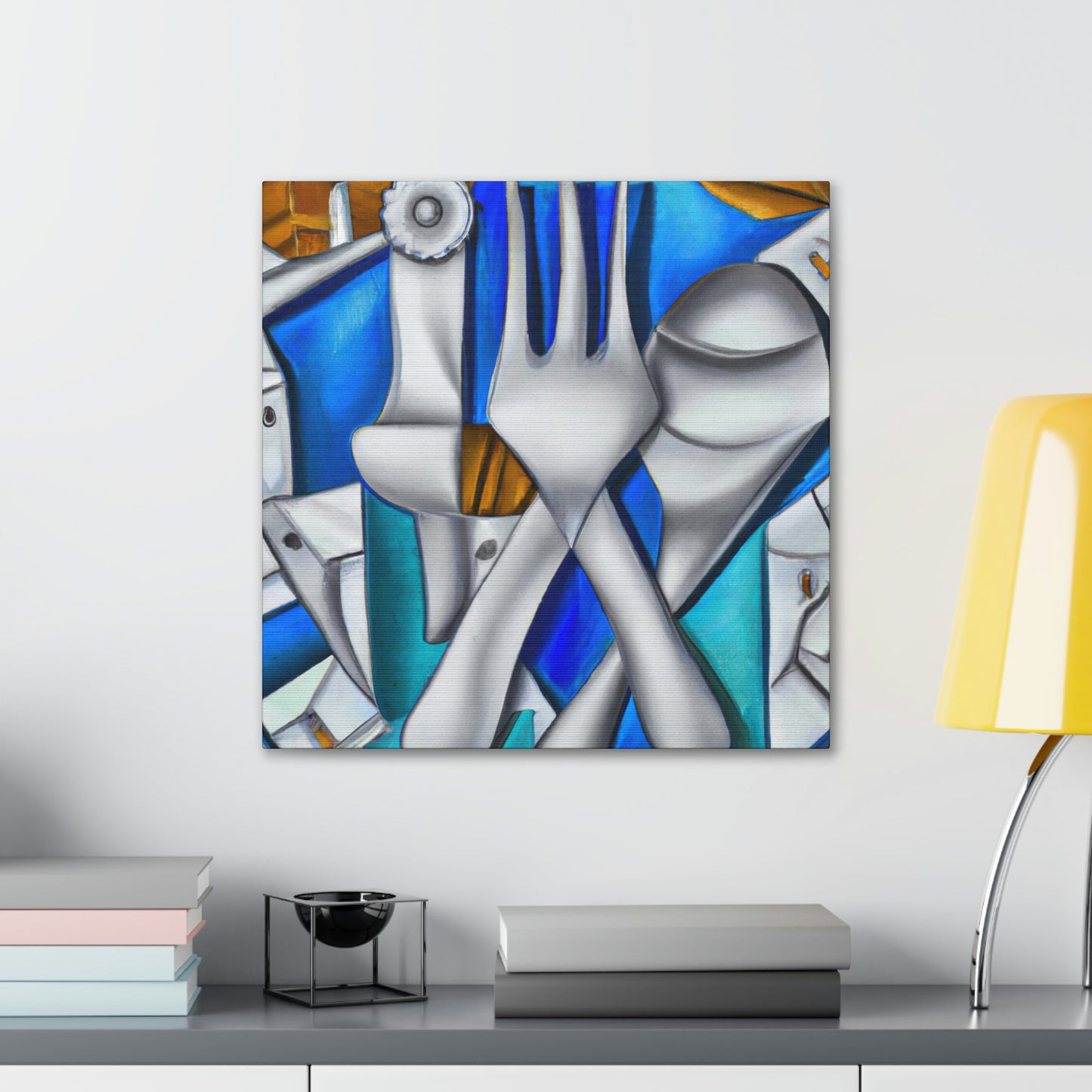 Silverware in Reflection - Canvas