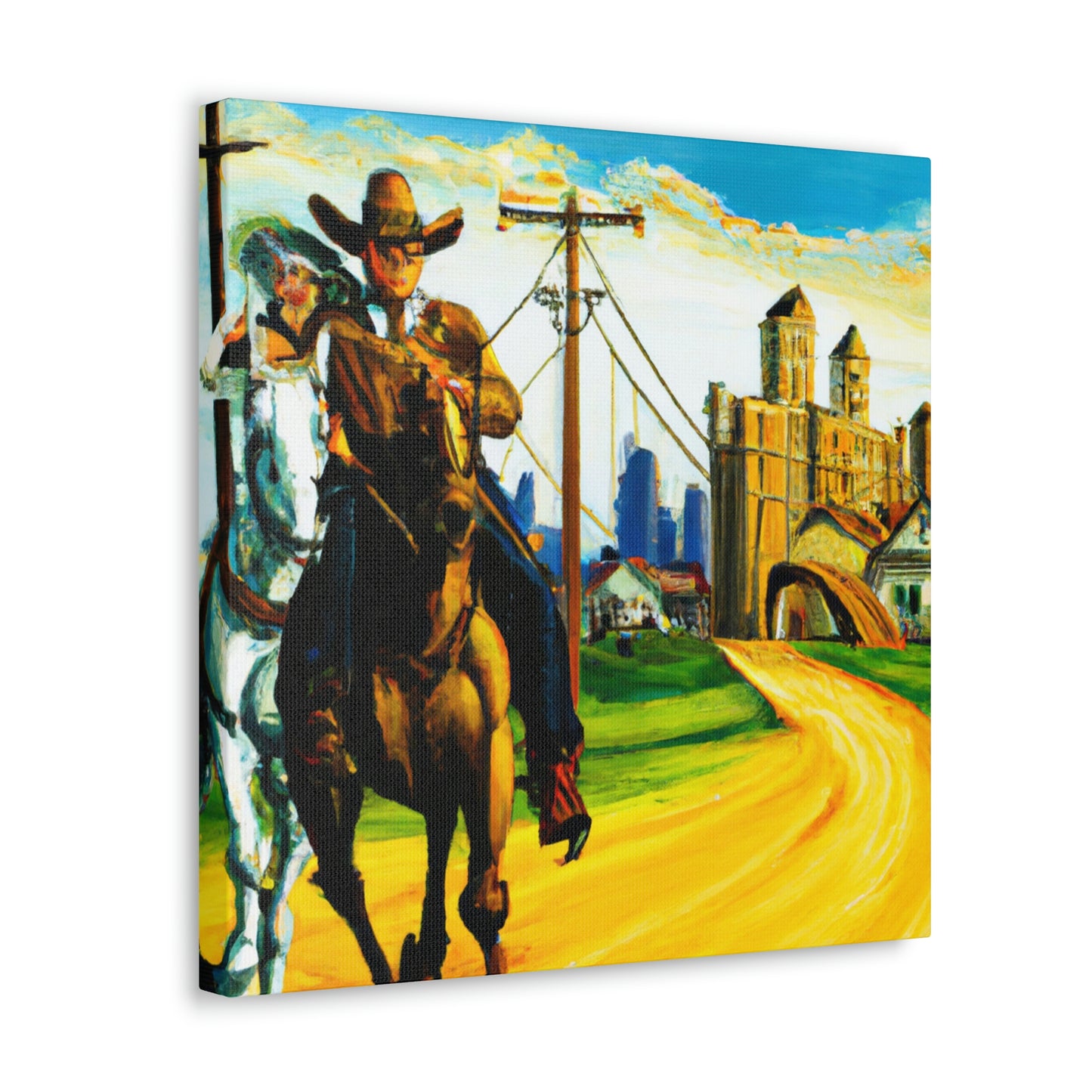 Frontier Town Splendor - Canvas