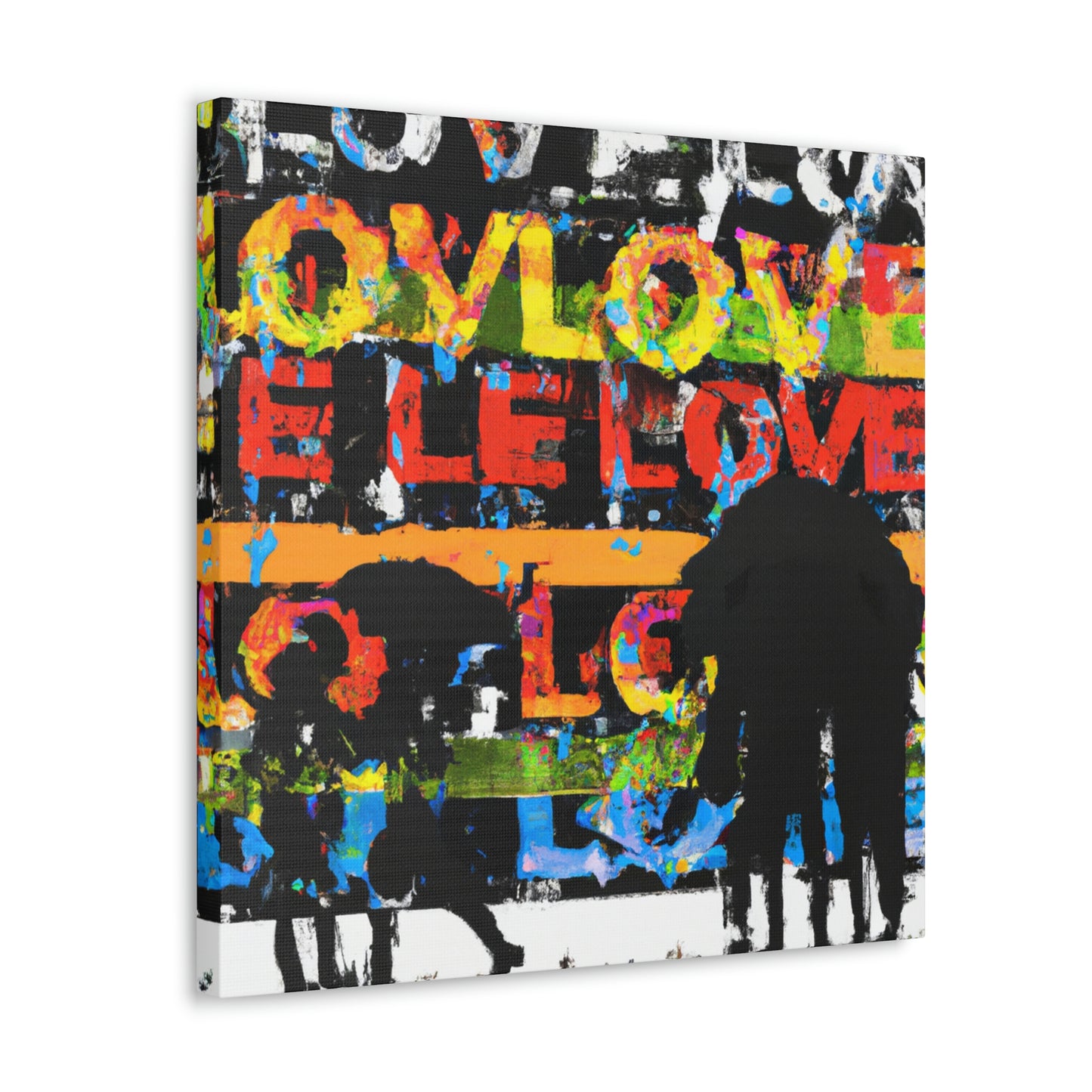 Love in Rainy Skies - Canvas