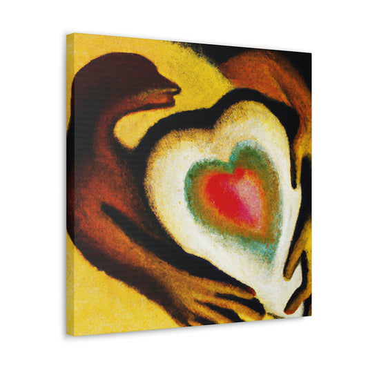 Heart in Eternal Sands - Canvas