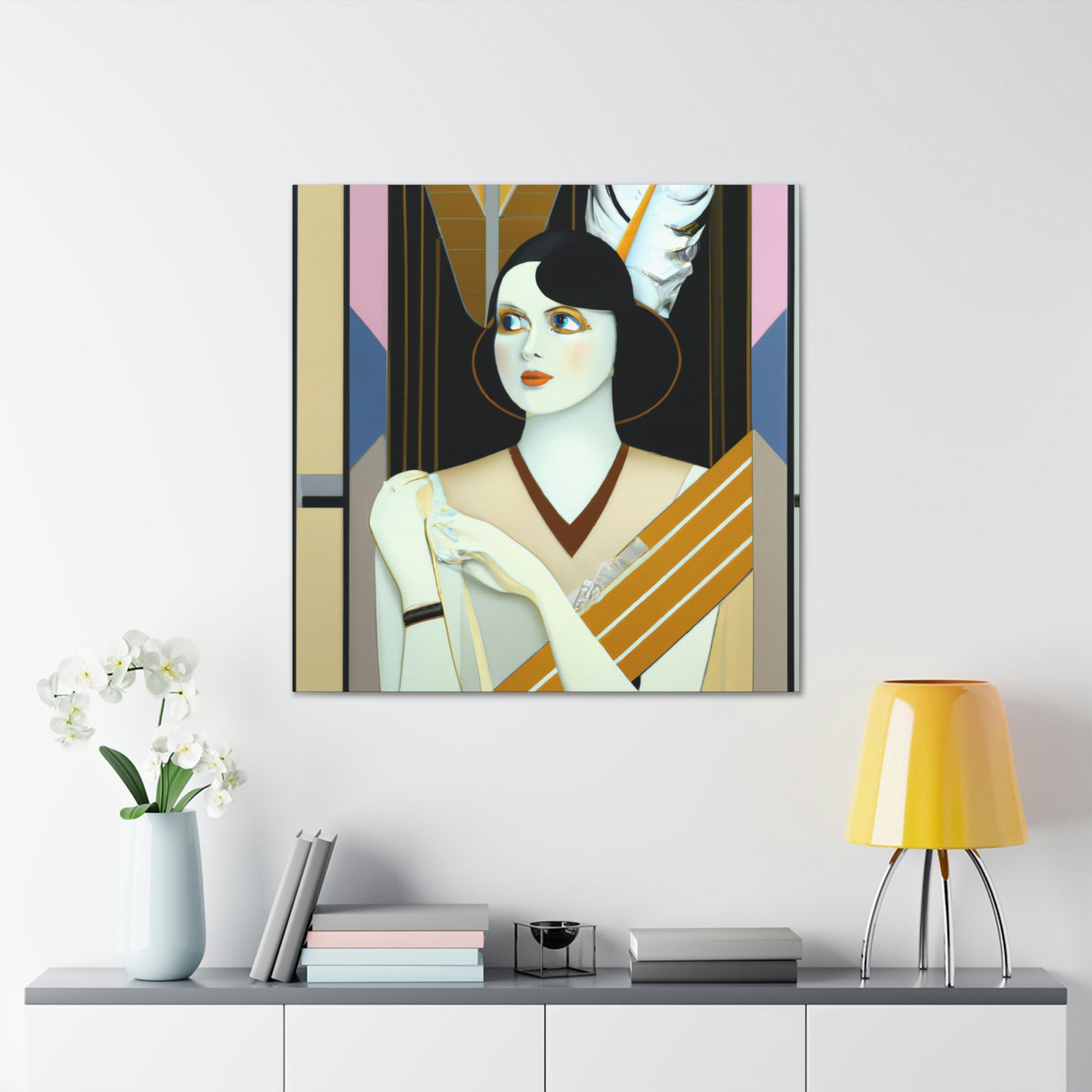 "Colonial Art Deco Dream" - Canvas