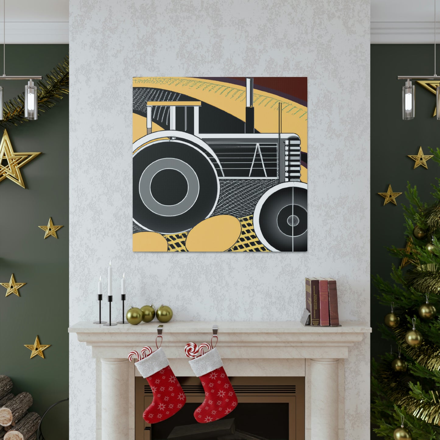 Tractor in the Jazz Age - Canvas