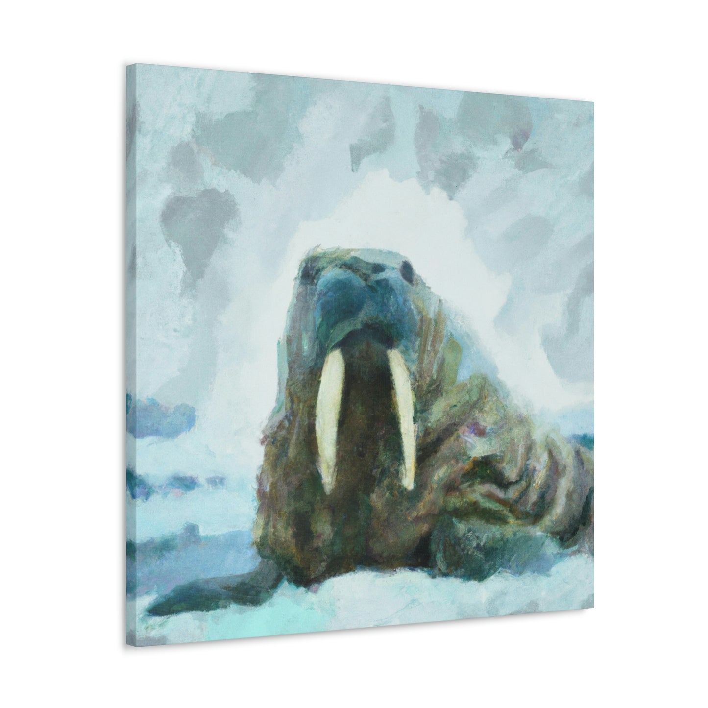 "Walrus in Expressionism" - Canvas