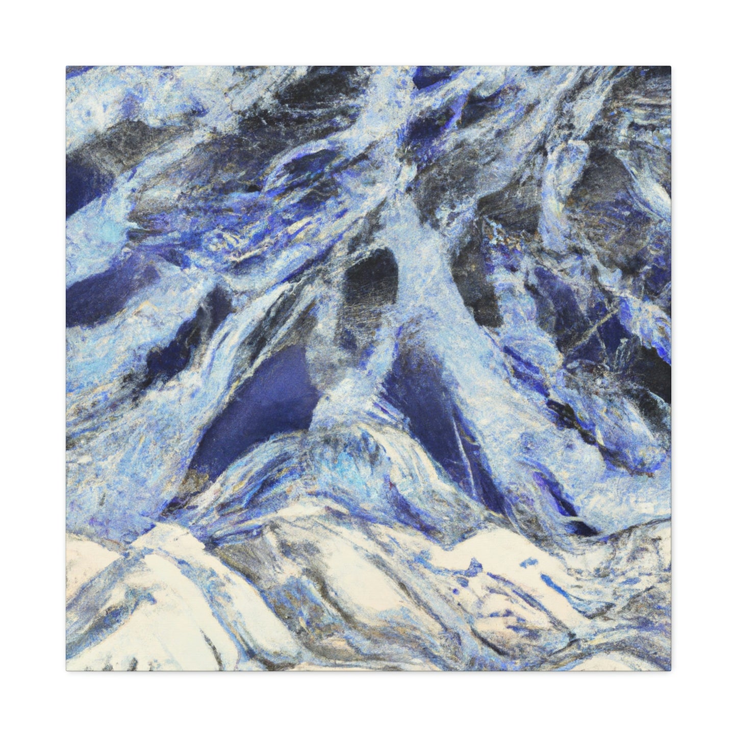 Icebergs of Majesty - Canvas