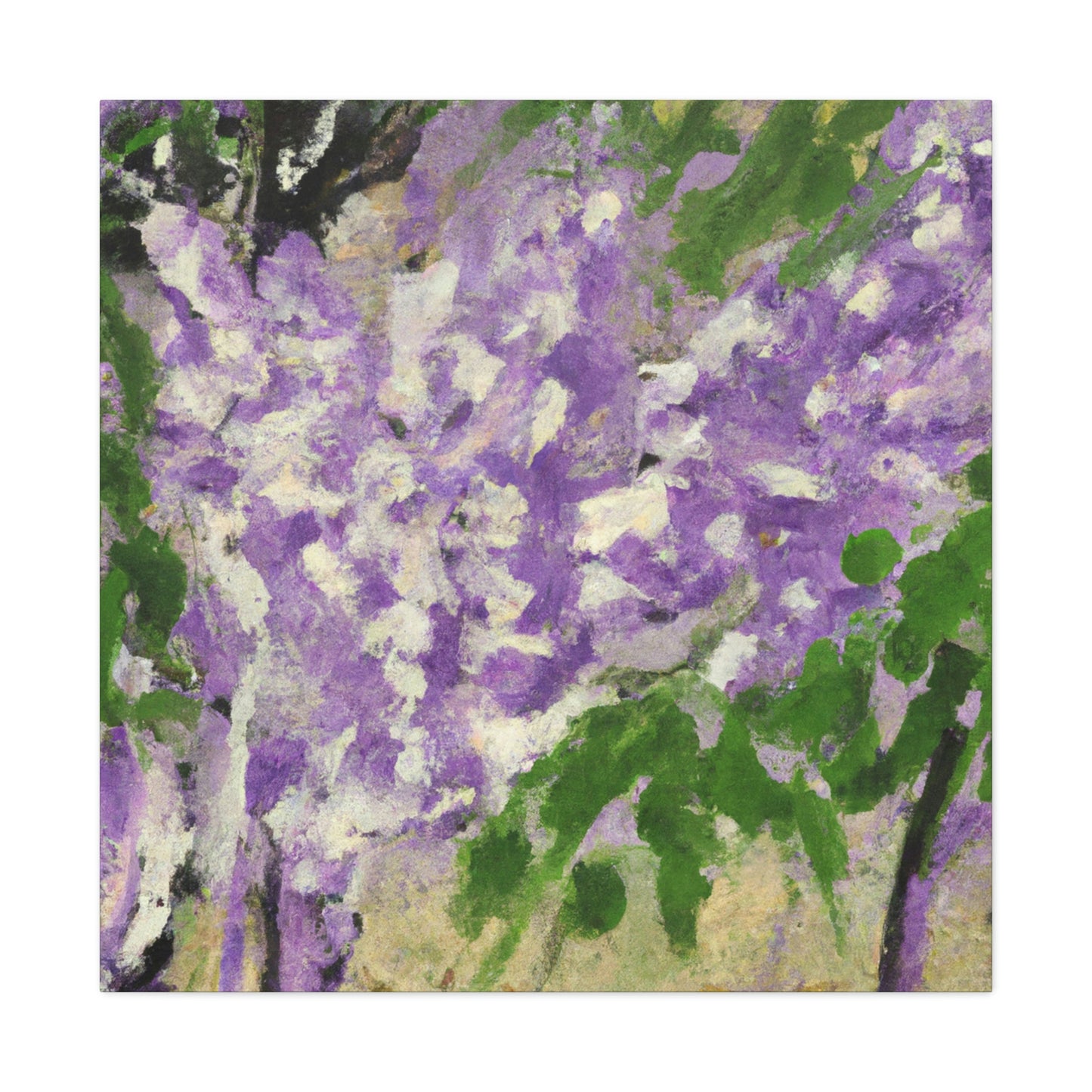 Lilac In Expressionism - Canvas