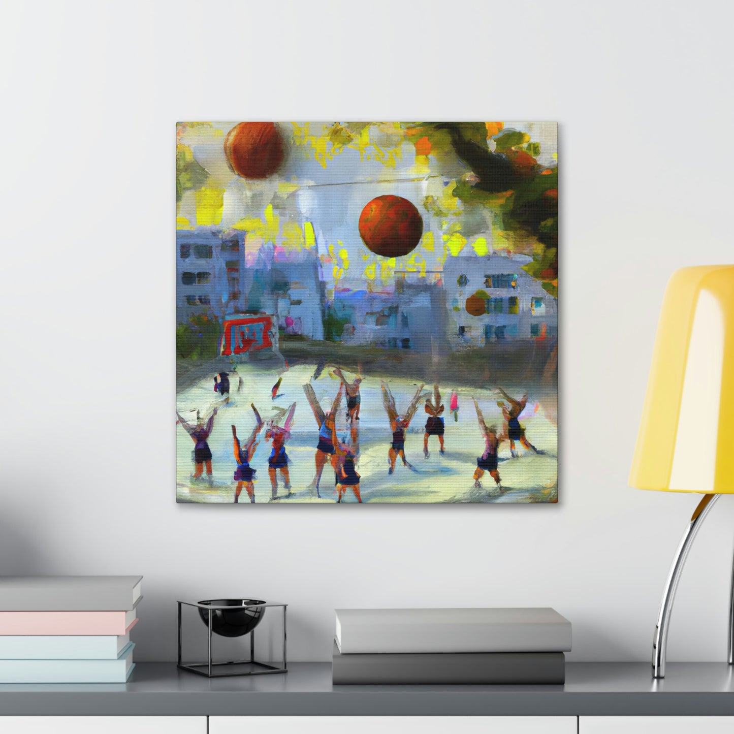 Volleyball Vibrancy Vitality - Canvas