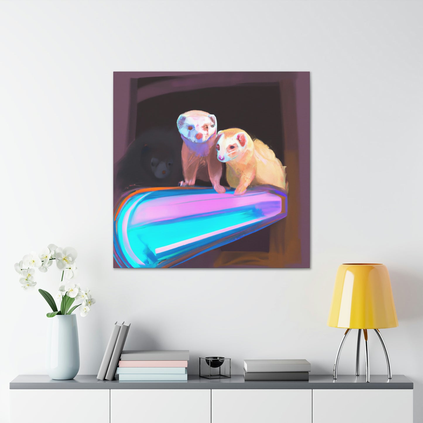 Ferrets of Minimalism - Canvas