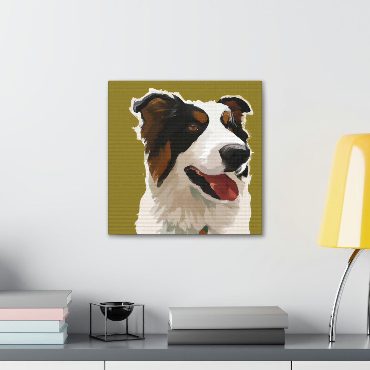 "Border Collie Simplicity" - Canvas