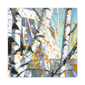 Birch Tree Pop Brilliance - Canvas