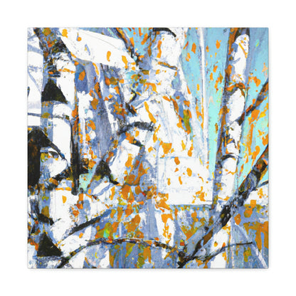 Birch Tree Pop Brilliance - Canvas