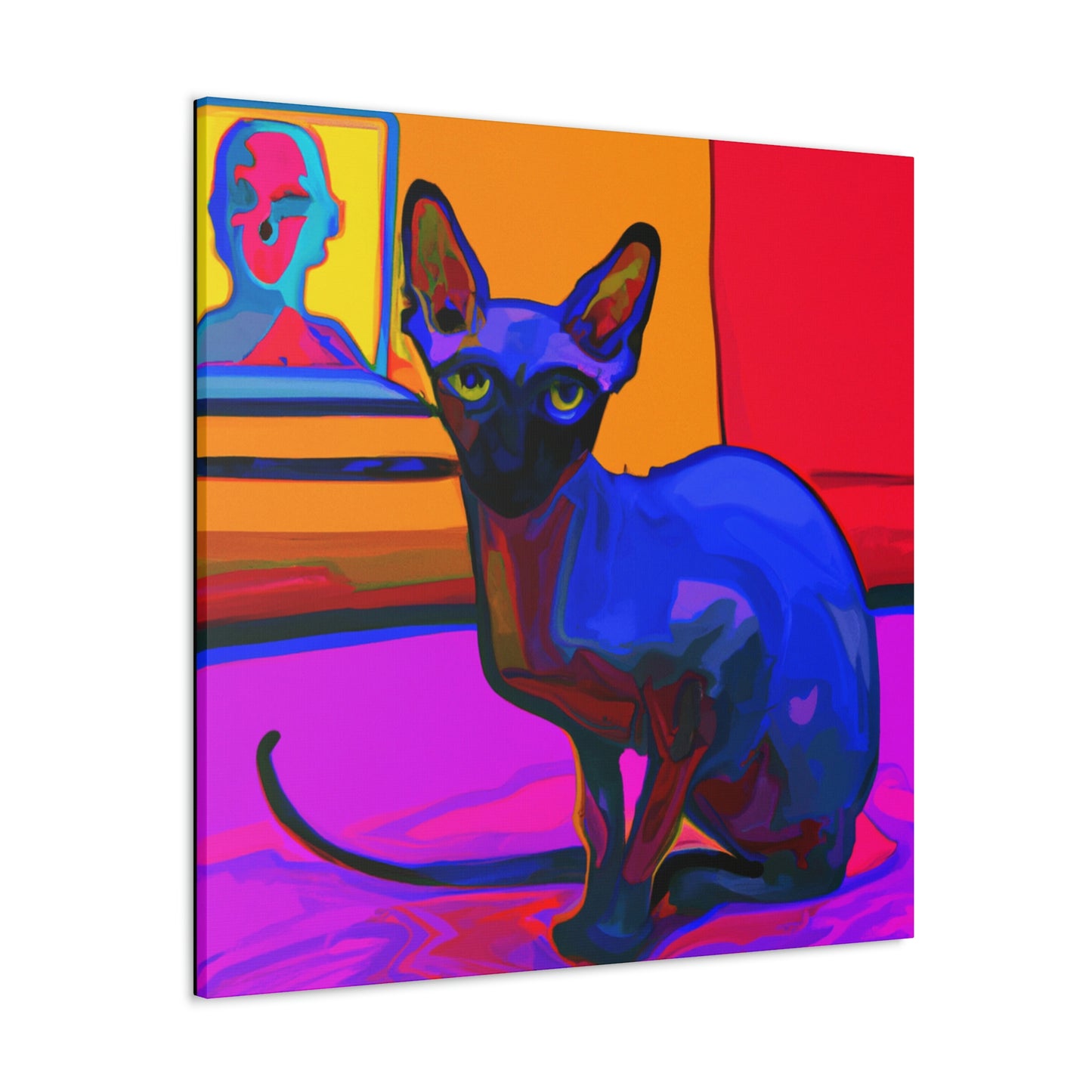 Sphynx in Fauvism - Canvas