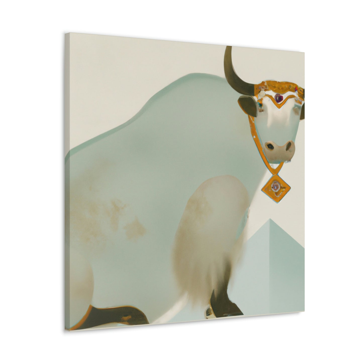 "Yak in Art Deco". - Canvas