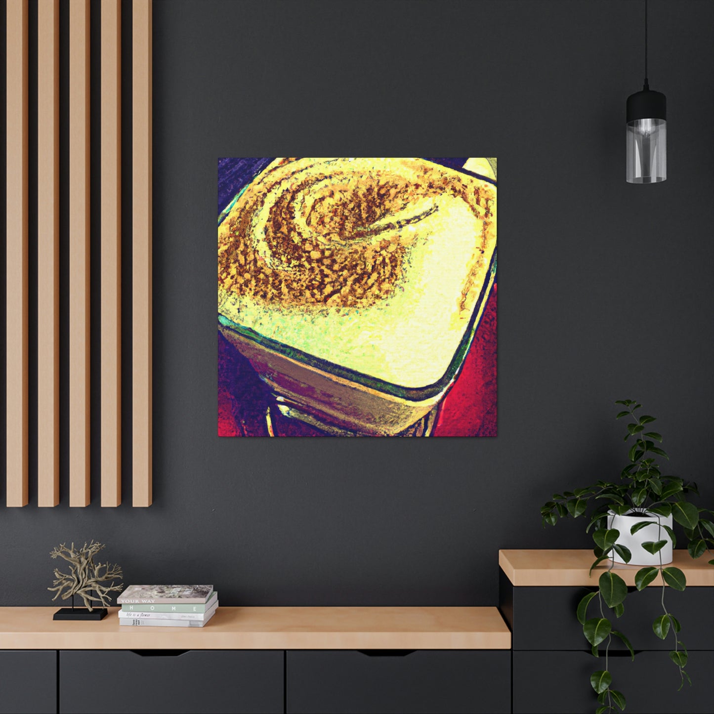 "Cappuccino Pop Culture." - Canvas