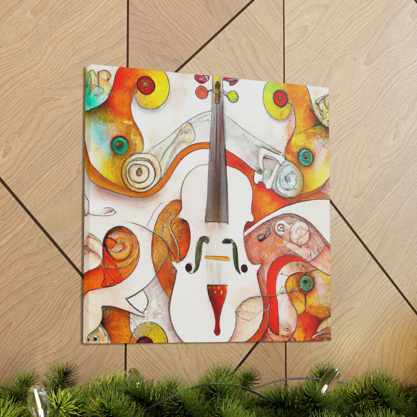 Vibrant Violin Melody - Canvas