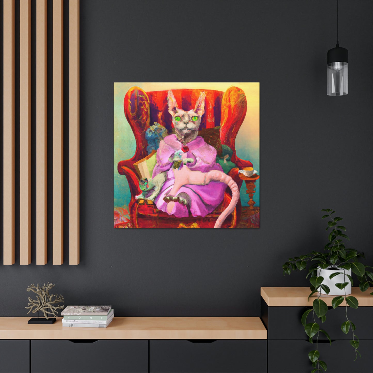 "Mysterious Sphynx Revealed" - Canvas