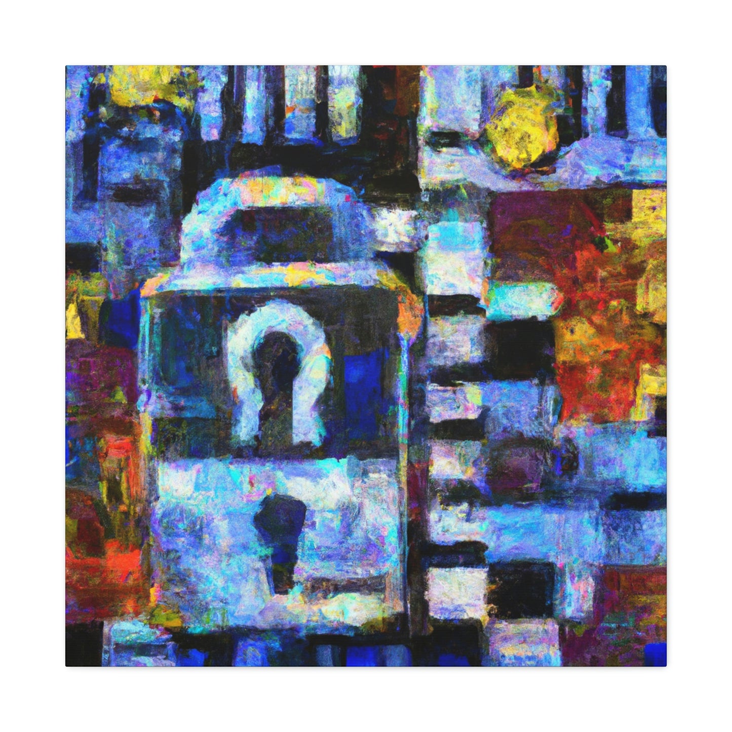 Cybersecurity Impressionism - Canvas