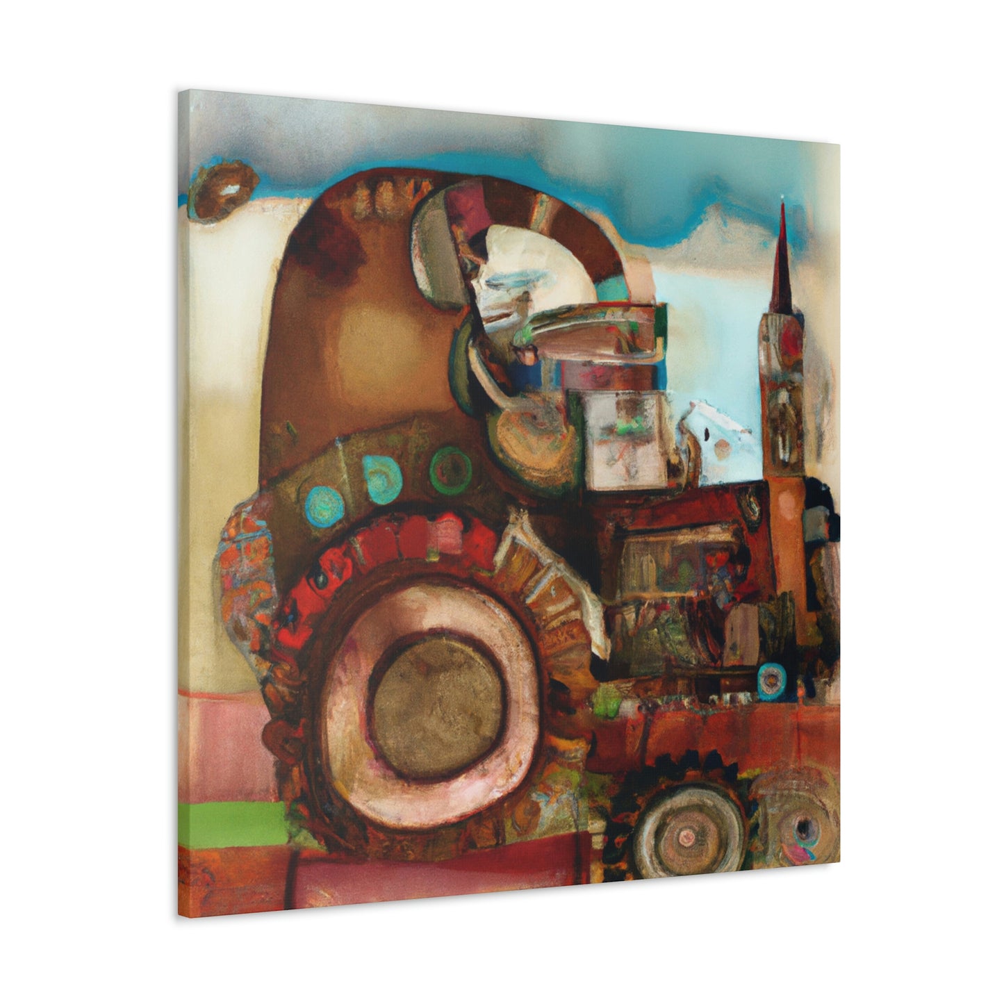 Tractor in Progressions - Canvas