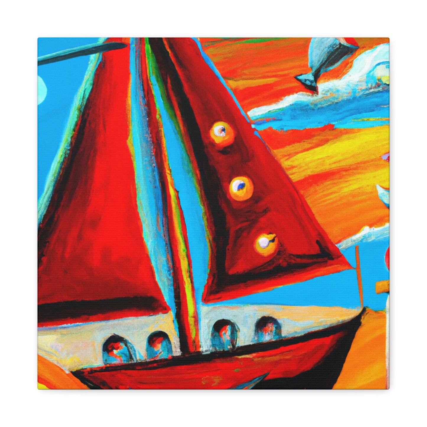 Sailboat in Dreamscape - Canvas