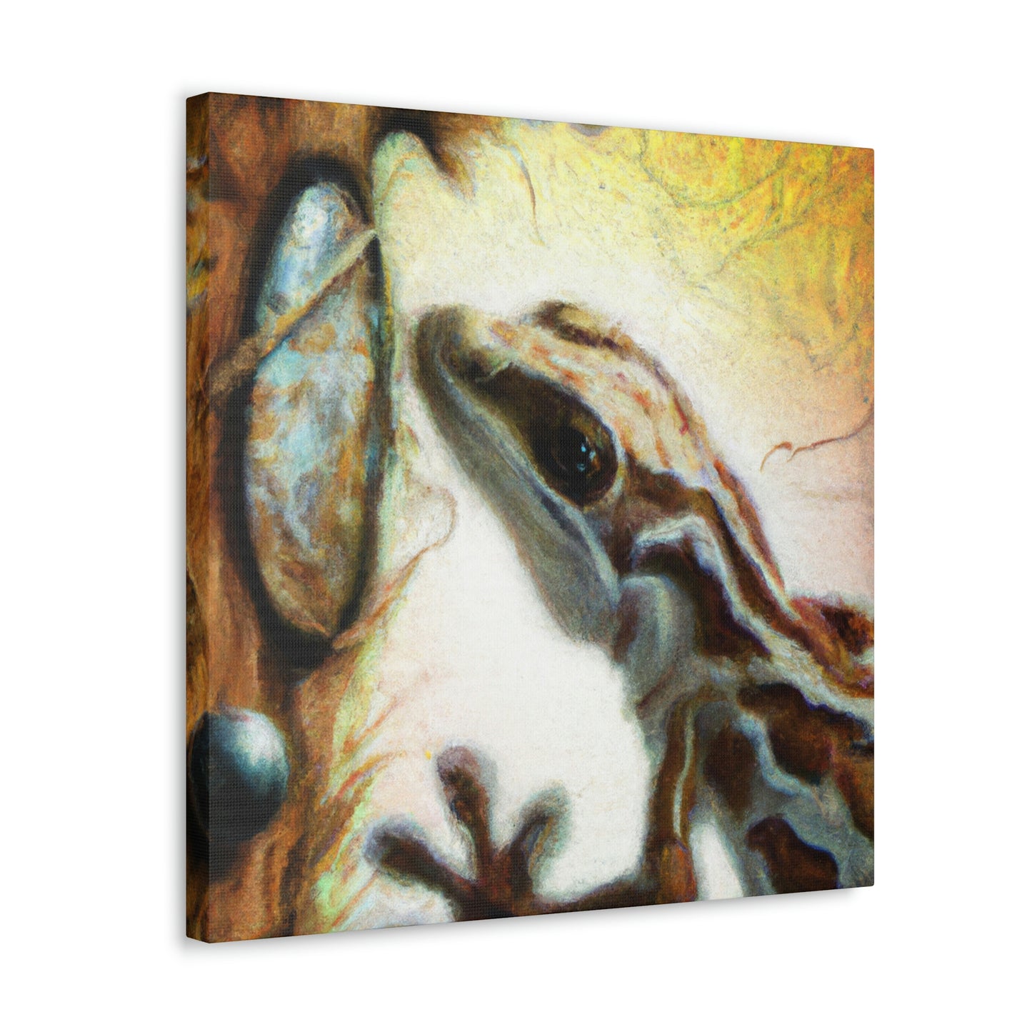 Lizard Lost in Time - Canvas