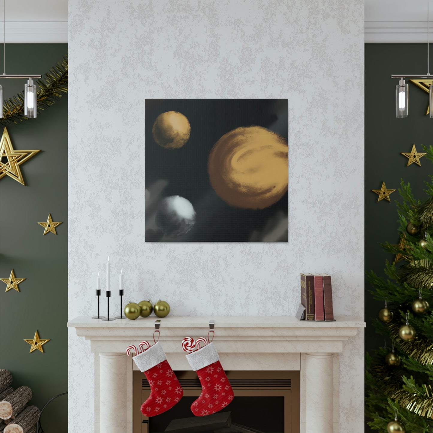 Planets in Technicolor - Canvas