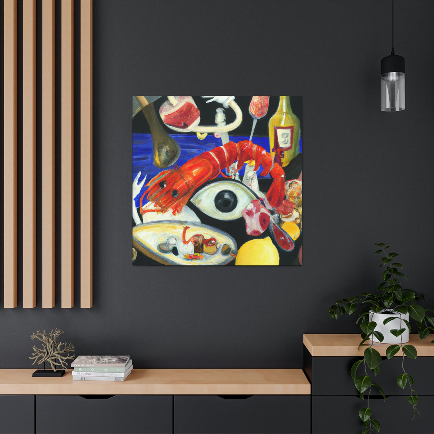 Seafood Dreamscape. - Canvas