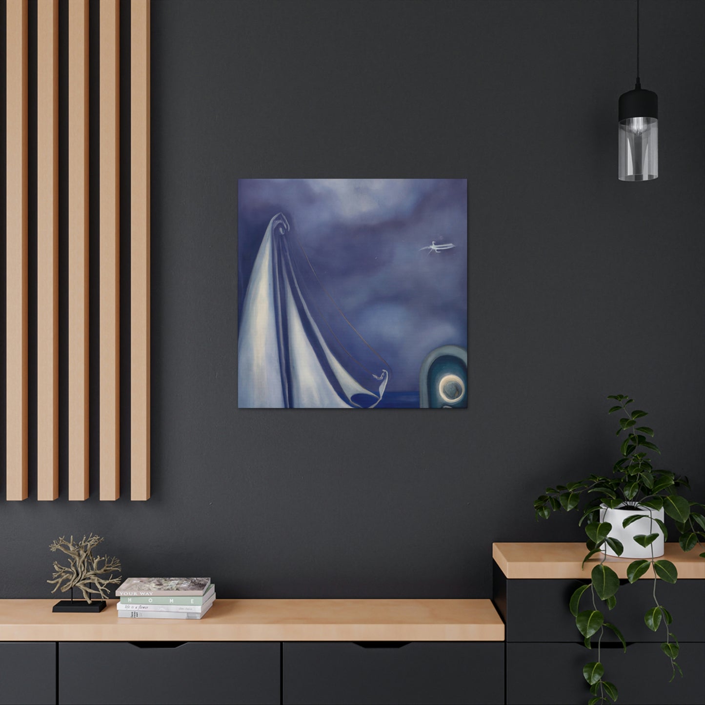 "Harbor of Minimalism" - Canvas