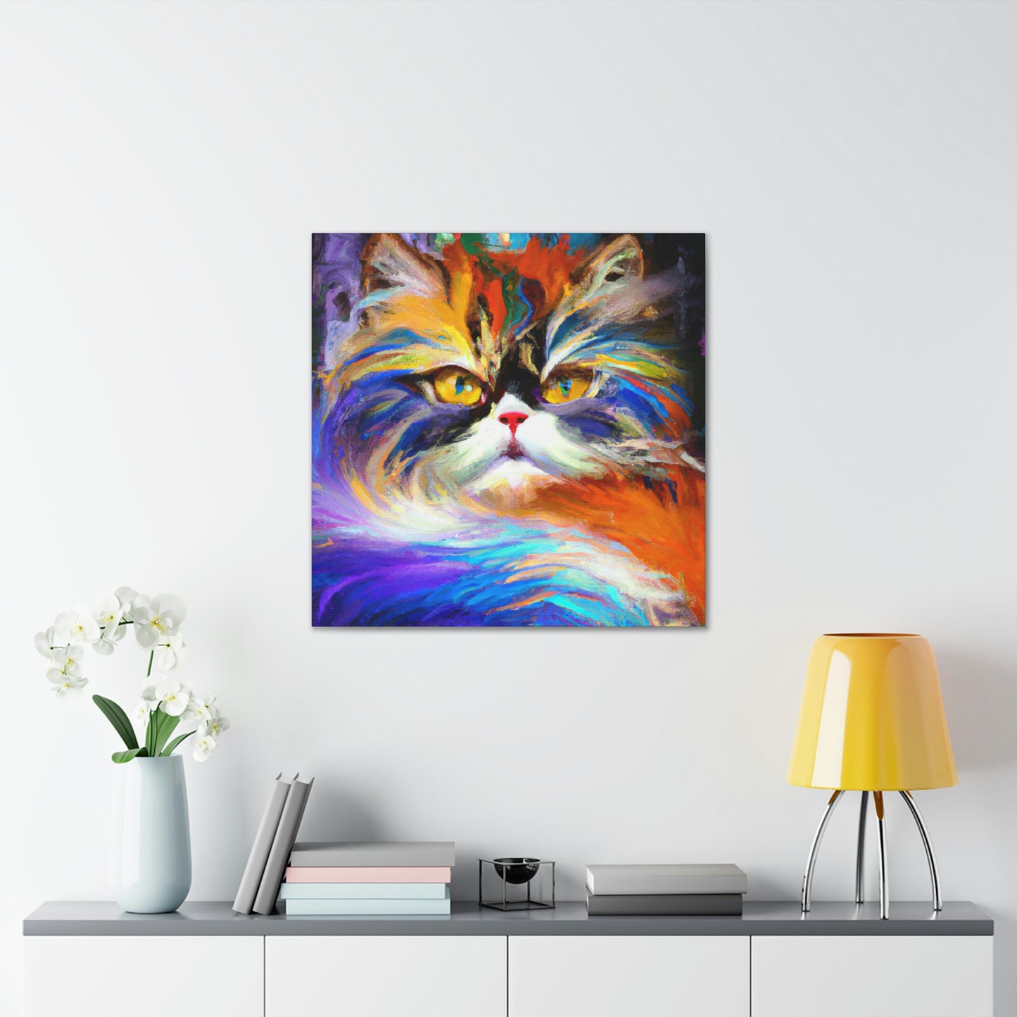 Persian Colorfulness Ablaze - Canvas