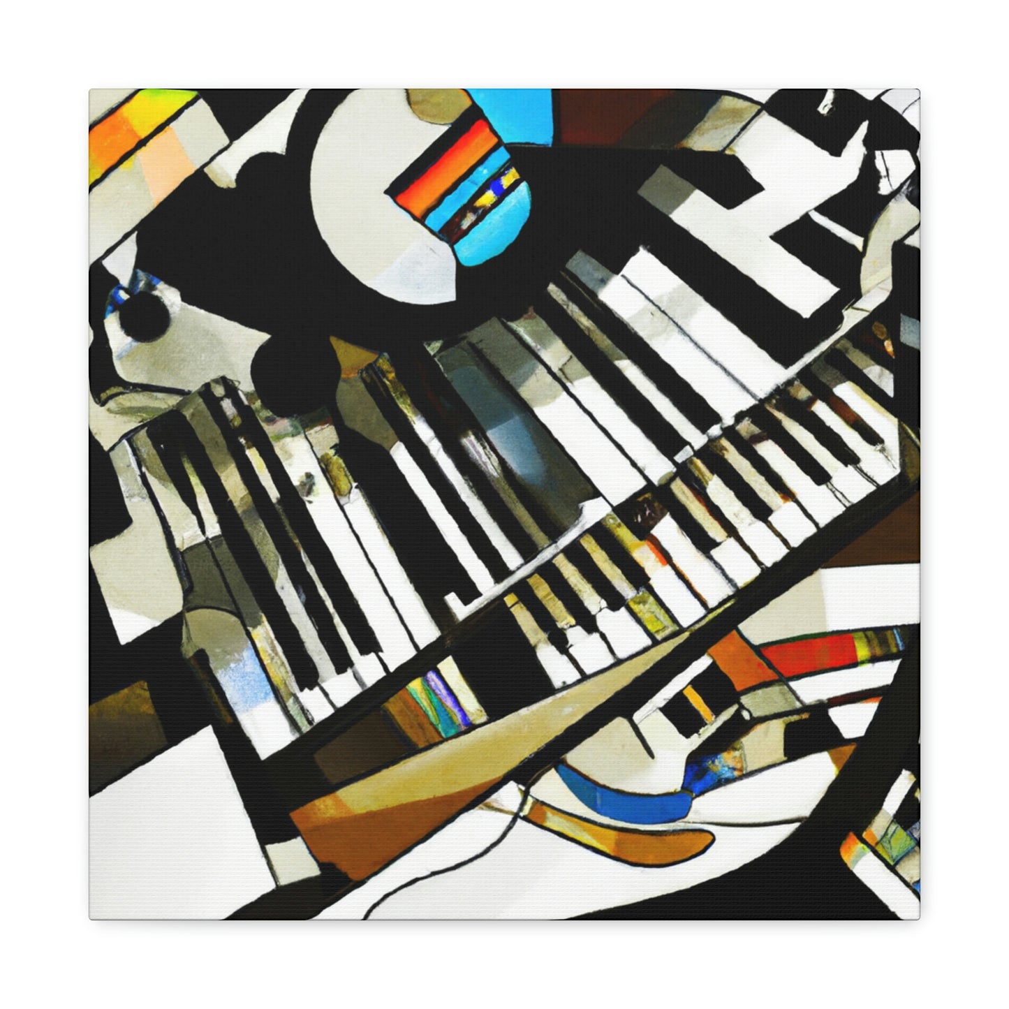 "Piano Sonata in Blue" - Canvas