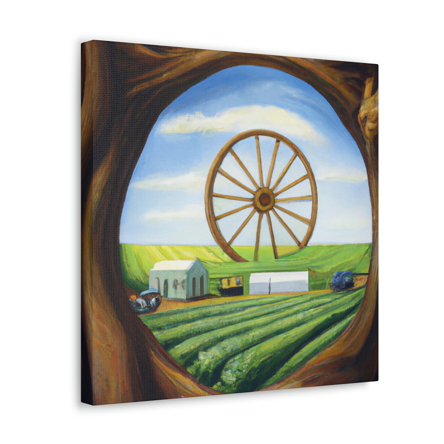 Revolutionary Wagon Wheel - Canvas