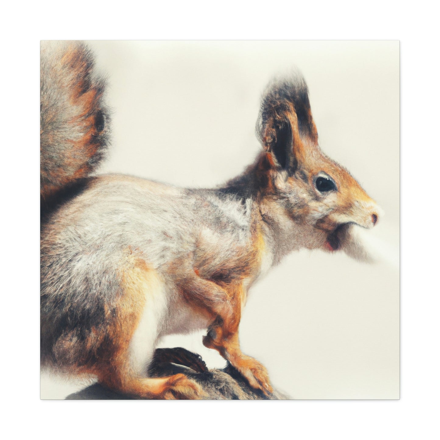 Squirrel In Repose - Canvas