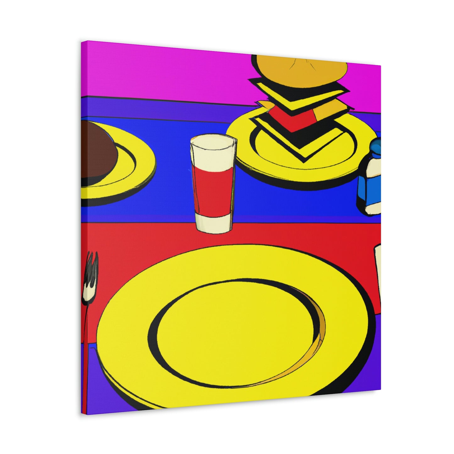 Dining in Pop Art - Canvas