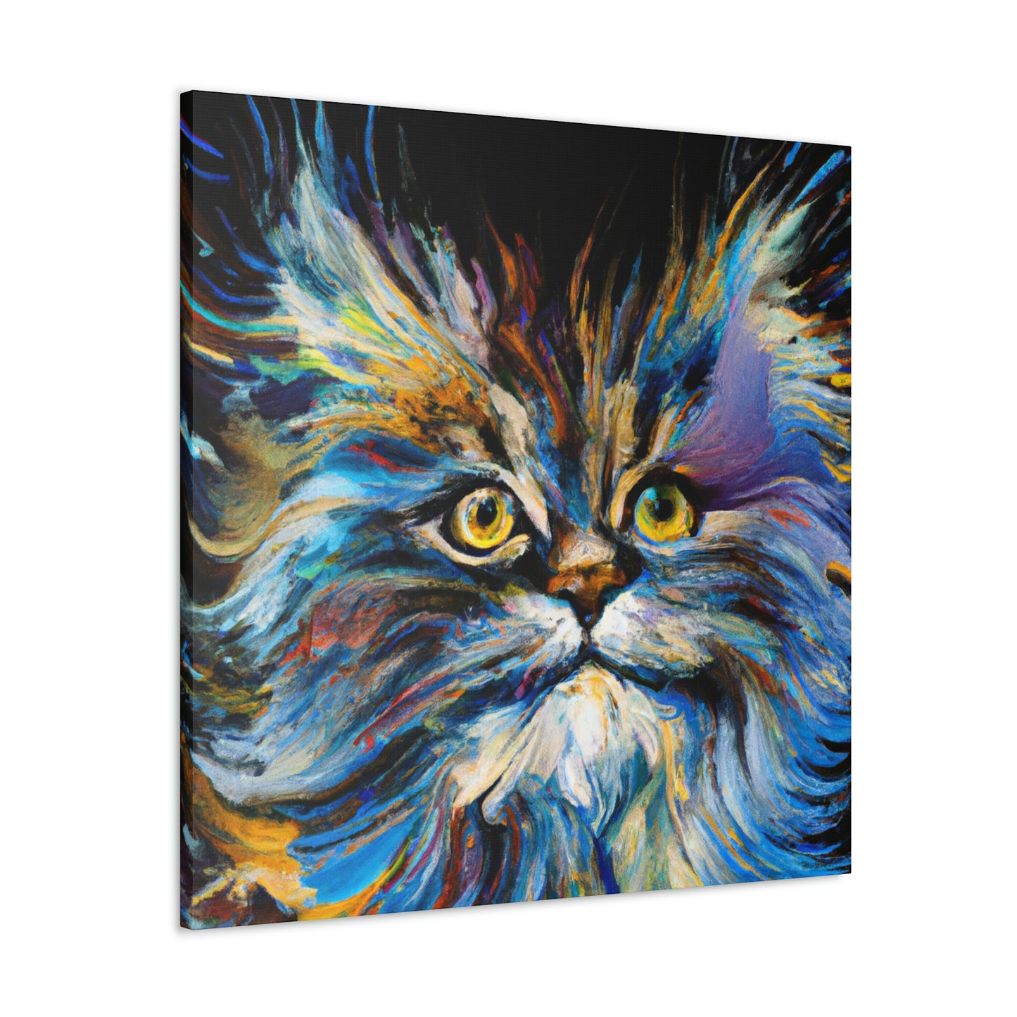 Maine Coon Expressionism - Canvas