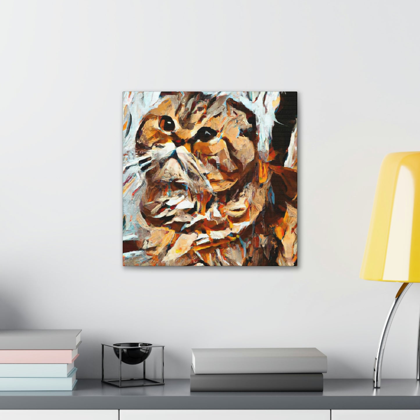 Scottish Fold Abstraction - Canvas