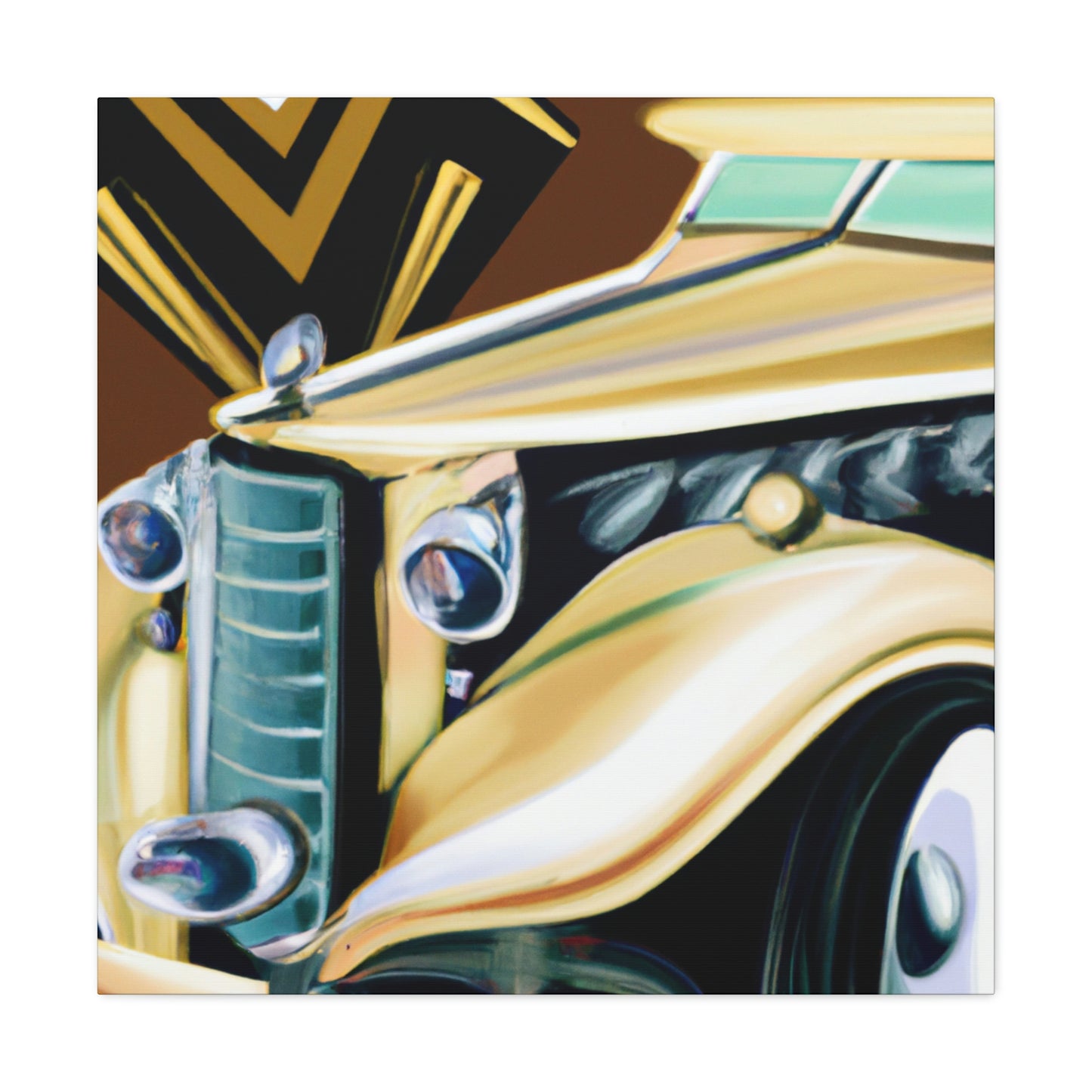 "Classic Auto Splendor" - Canvas