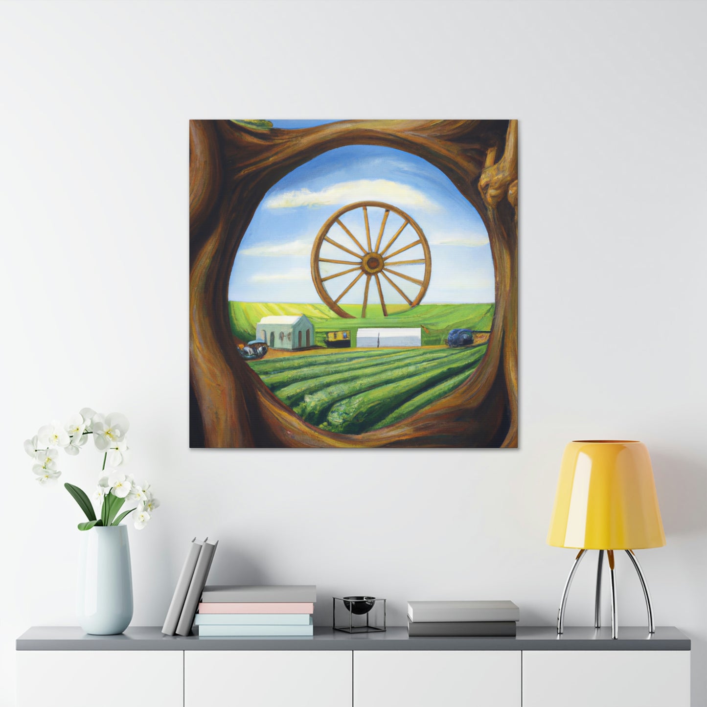 Revolutionary Wagon Wheel - Canvas