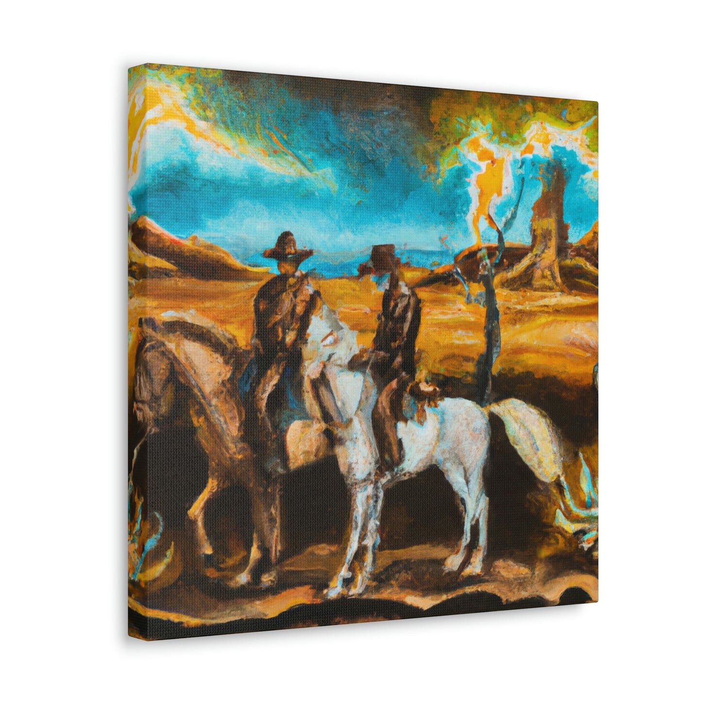 "Delightful Western Landscape" - Canvas