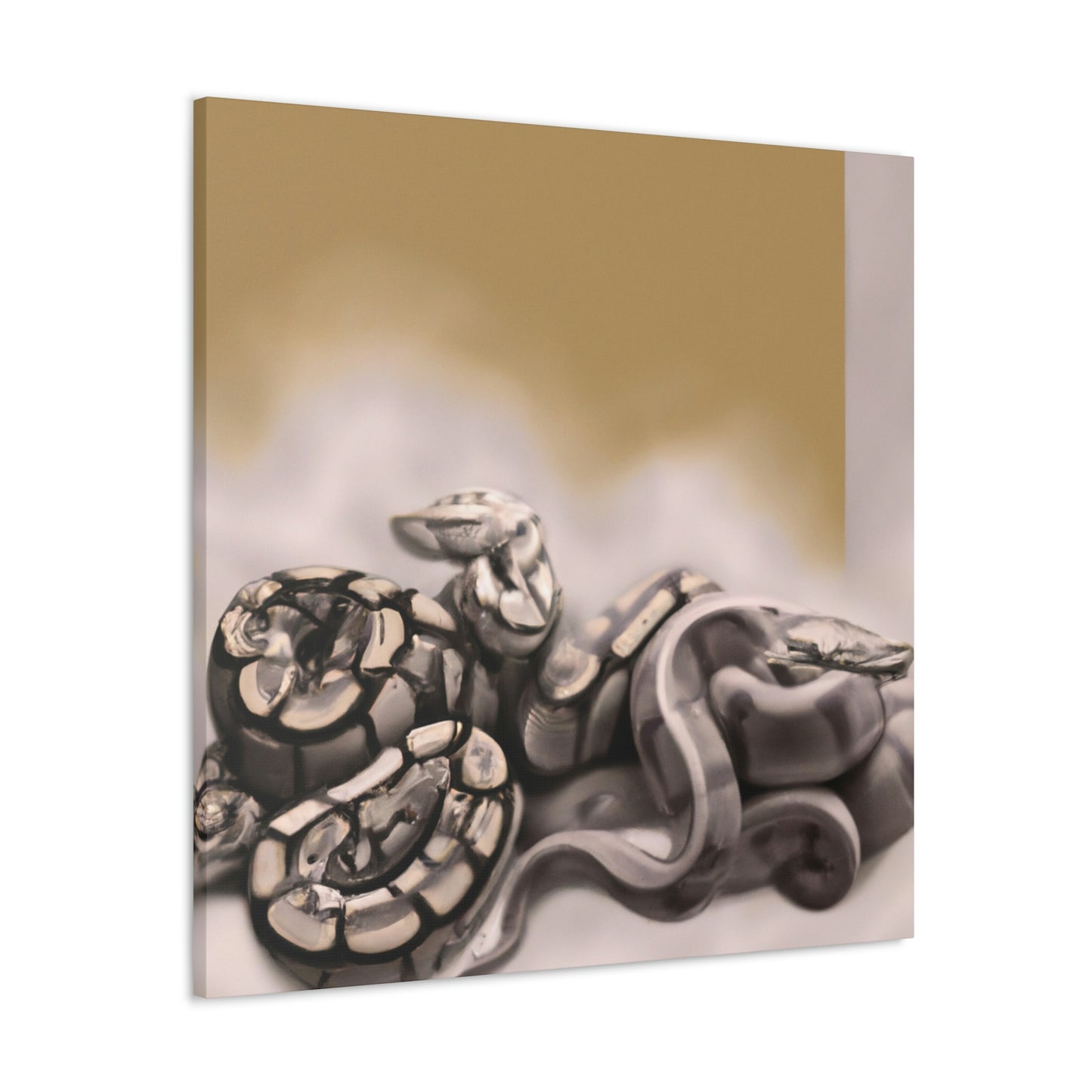 "Snake in Mystic Slumber" - Canvas