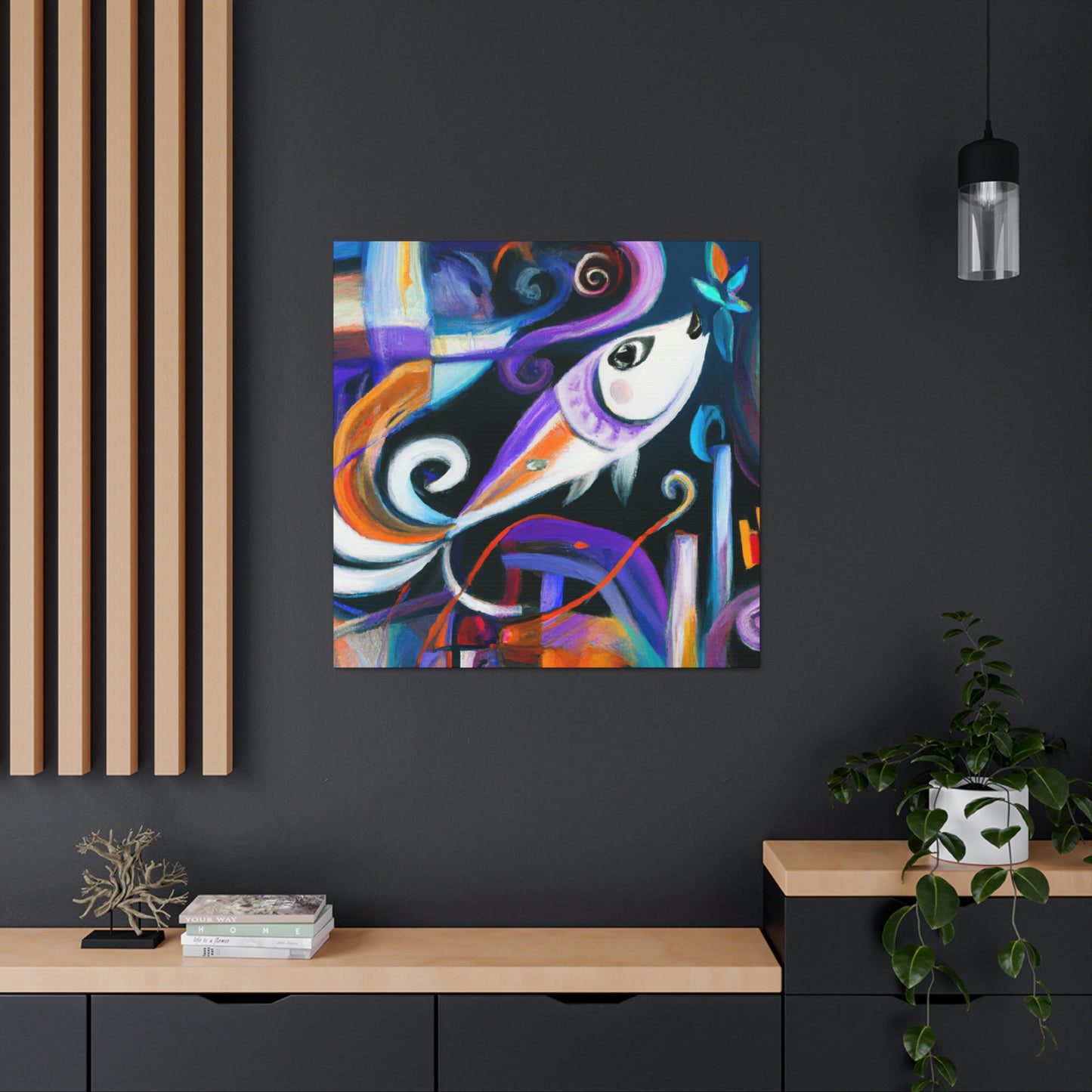 Sea of Swimming Fish - Canvas