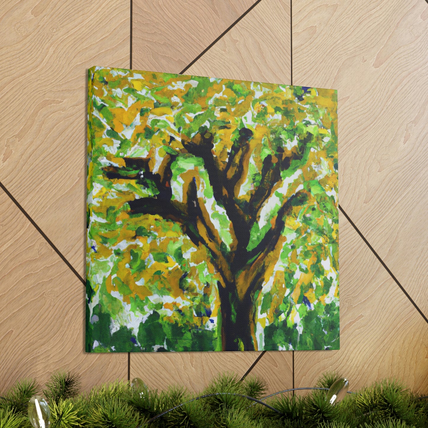 Elm Tree Expressionism - Canvas