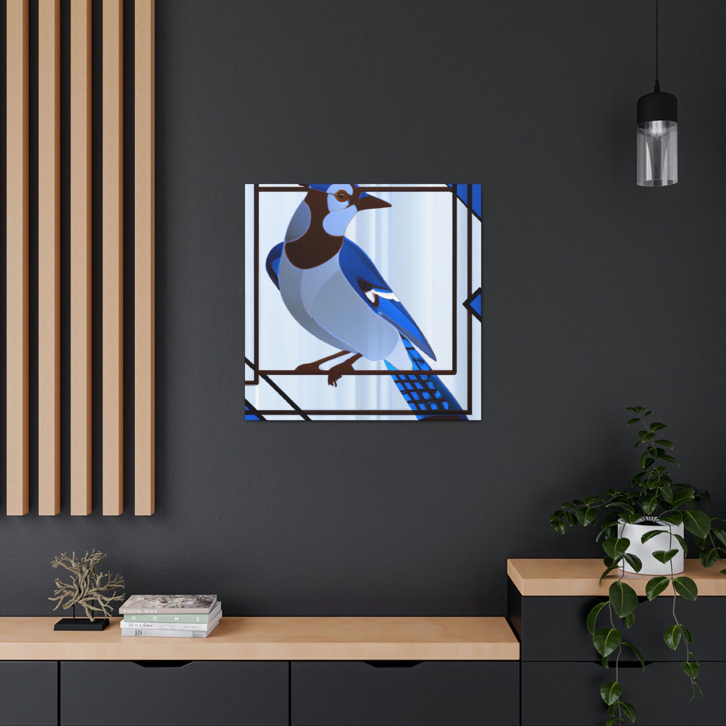 Blue Jay's Majesty - Canvas