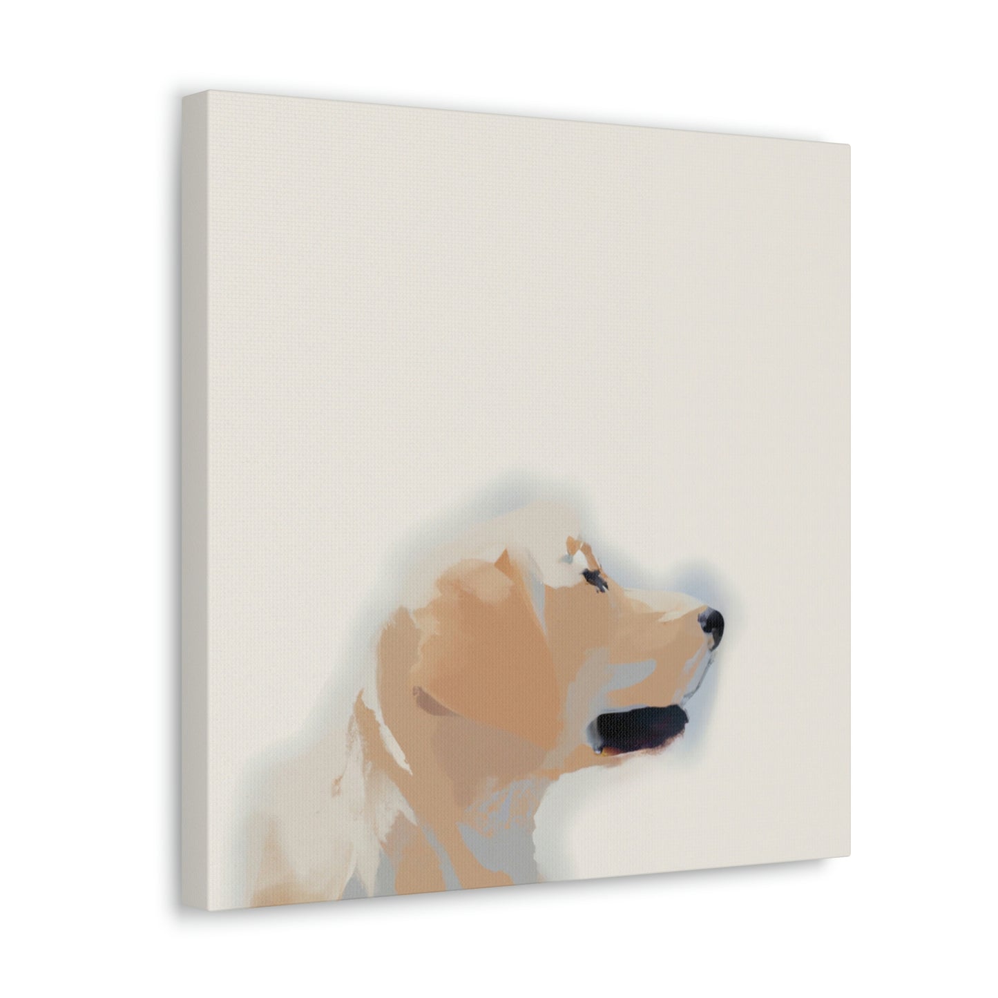 "Golden Retriever Minimalism" - Canvas