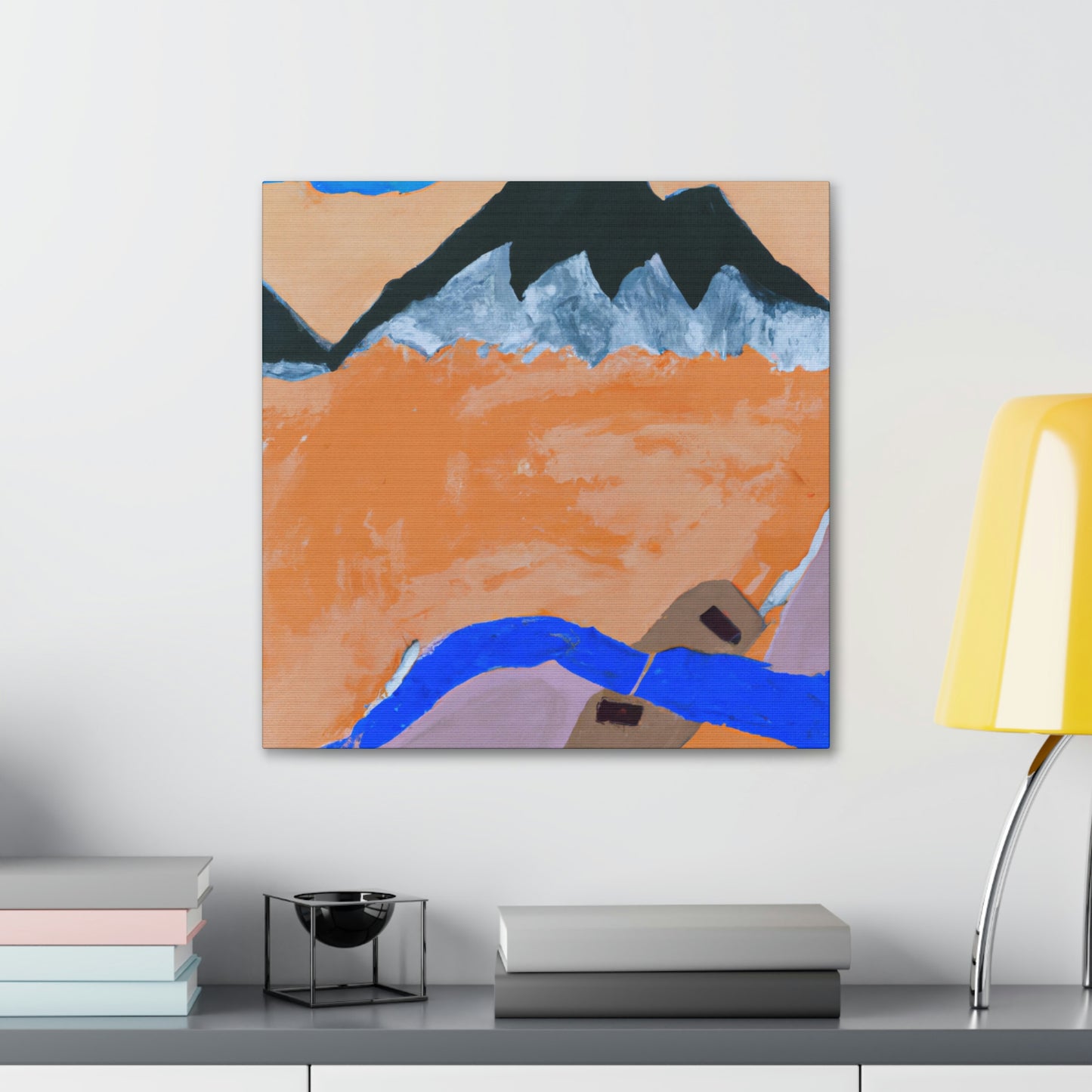 Mountain Majesty Ablaze - Canvas