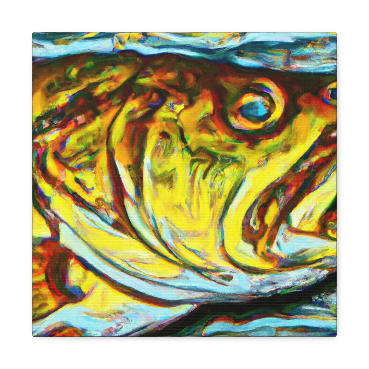 Walleye Splendor Rising - Canvas