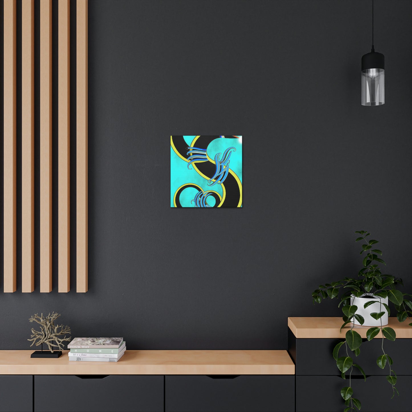 "Eel in Art Deco" - Canvas